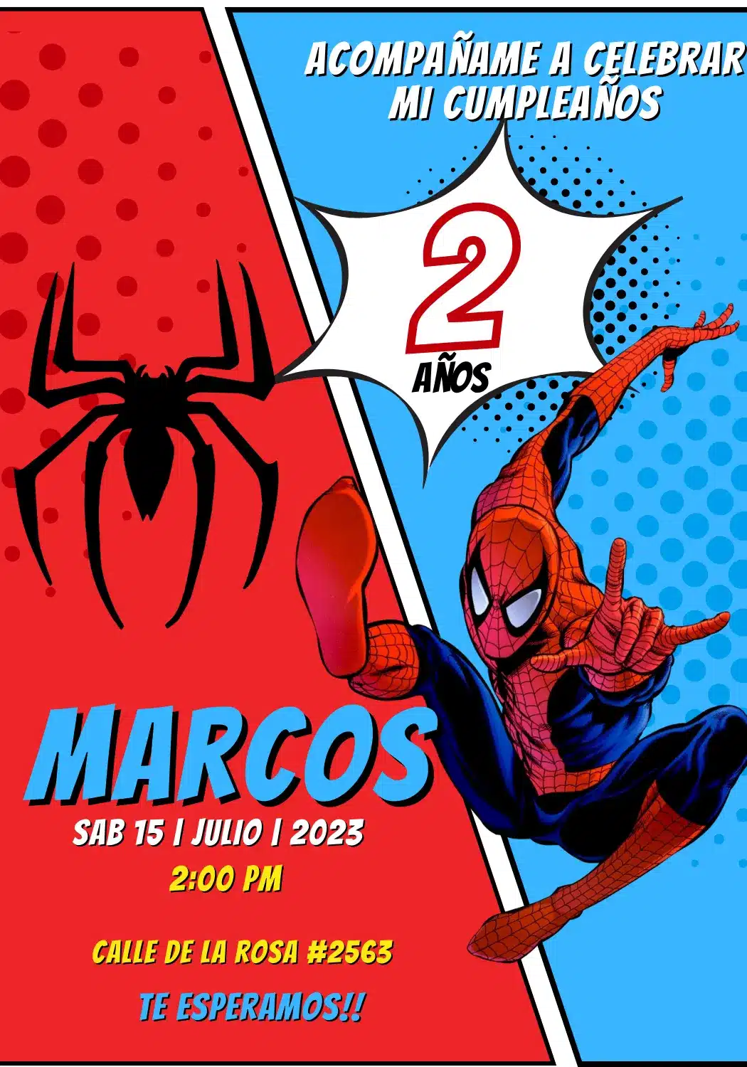 Invitaciones de spiderman - invitaciones de spiderman