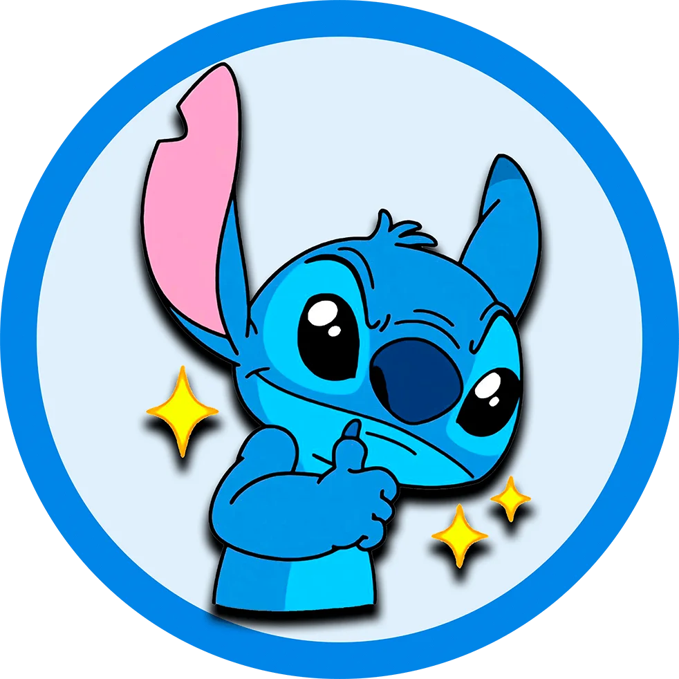 Invitaciones de Stitch - Stitch ok Stickers.png