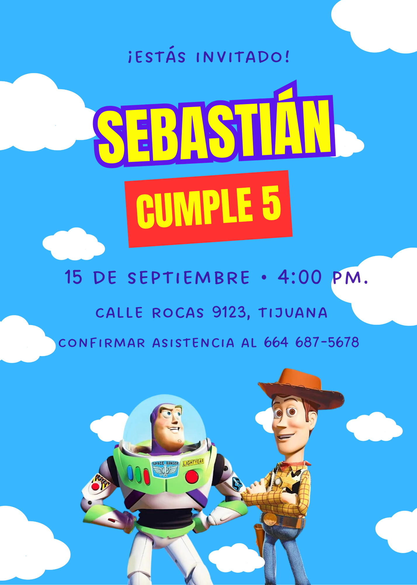 Invitaciones de Toy Story - toystoryimagen